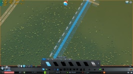 도시 경계와 도로를 일직선으로 놓고 싶습니다