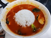 진짜 오랜만의 외식은 삼선 짬뽕밥