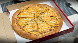 집에서 피자 먹었습니다 성남 도촌동 피자스쿨