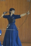 일본 궁도녀