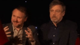 라스트 제다이를 관람한 마크 헤밀루크 배우의 표정gif