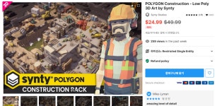 에셋스토어 무료 POLYGON Construction 1024