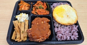 혜자도시락 돈까스 제육