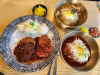 등심돈가스 비빔국수 잔치국수