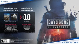 데이즈 곤 리마스터 PS4 버전 소유자 10달러 업그레이드 가능