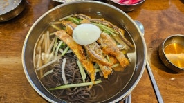 경남맛있는 진주 냉면을 먹을수 있는 사천 하주옥