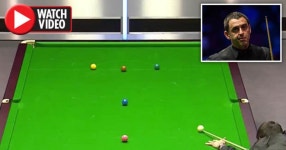 Watch Ronnie O’Sullivans BRILLIANT shot before demolishing rival at 2018 Welsh Open - Daily Star Watch Ronnie O’Sullivans... 