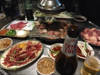 용인 죽전 여장군돼지특수부위모듬 육사시미 육회