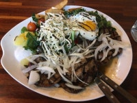 크리스마스 혼밥 야탑역 아미고 쿡 바비큐 샐러드 플레이트