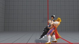 스트리트파이터5AE 꼬챙이에게 참교육당하는 춘리쨔응