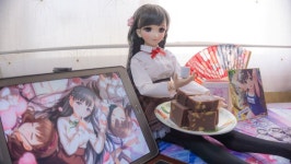 스압 그녀의 생일을 축하하기 위해 직접 만든 밤양갱