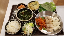 회사 구내식당 밥