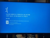 스카이디지탈 캡쳐보드 블루스크린