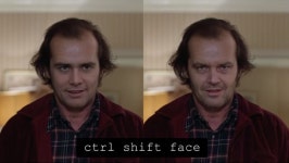 공포 영화에 짐캐리 얼굴을 합성해봤다