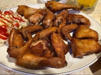 둘둘치킨에서 먹은 후라이드치킨과 감자튀김