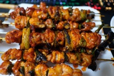 불닭맛 닭목살 꼬치 숯불구이
