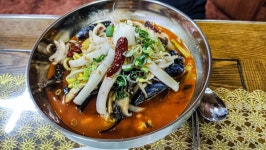 구미 출장가서 먹은 고추해물짜장