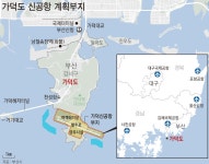 가덕도 환상적인 설계안 조감도 참조
