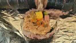 점심 분식(원조김밥 참치김밥 토종순대 쌀떡볶이) | 음식 갤러리 점심 분식(원조김밥 참치김밥 토종순대 쌀떡볶이) | 음식 갤러리 | 루리웹