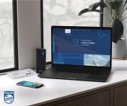 네이버 필립스 2포트 보조배터리 10000mAh 1만