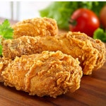 여기 맛있는 크리스피 치킨이 있습니다