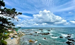 경주 감포 전촌항용굴송대말등대