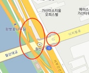 베스트 가산디지털단지역 근처 정신나간 도로 하나 더 있음