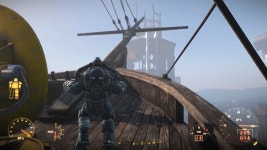 폴아웃 4 육지 X까 암온어 보트 마더파더