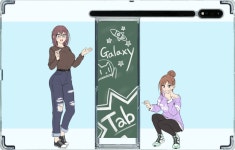 갤럭시탭으로 그림그려왔서요