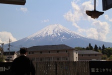 후지산을 접근하여 망원으로 찍어보았다