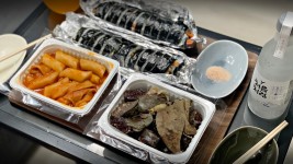 집에서 밥 먹습니다 성남 모란 깨순이김밥