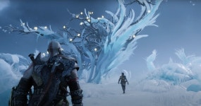 갓오브워 트레일러에서 나무 나오는 장면