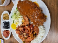 일주일간 묵은 돈까스 안산과천부천