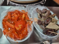 평택 통복시장 2천원 떡볶이집