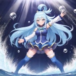 도망가는 아쿠아