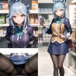 편의점서 알바중인 아쿠아