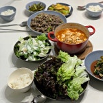 집에서 밥 해먹습니다 자작 소불고기순두부찌개