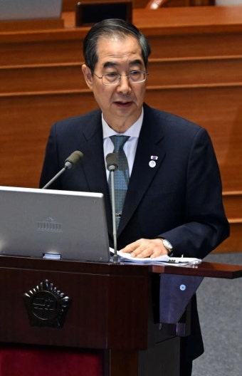참지 않는 한덕수 일본 총리 같다 굉장히 예의 벗어난 모욕적 표현