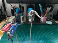 반다이 천공의성 라퓨타 플랩터 도색