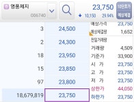 주식 4연속 하한가