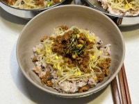 달래장 콩나물 비빔밥