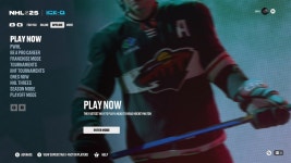 NHL 25 게임 메뉴에 대해
