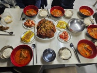 직장에서 3천원으로 해먹는 점심 뼈찜 뼈해장국