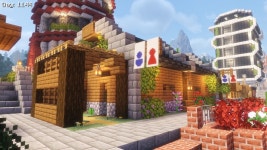 마인크래프트 하드코어에서 지은 마을 구경하고 가실래요