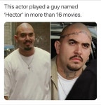 영화에서 헥터로 나오는 배우