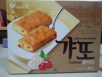 신제품 LOTTE 롯데 Gateau 갸또 화이트