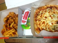 치킨과 피자가 동시에 땡길 때