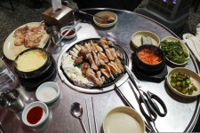 부평 기차길 닭 숯불 구이