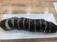 분식집에서 먹은 떡라면과 김밥