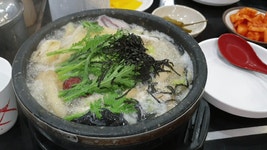 수내역 모밀과 돌솥우동
